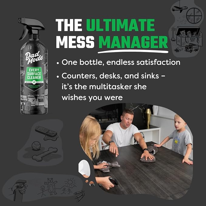 DadMode Home Surface Cleaner | 1000 Uses | Streak-Free Multi-Surface Cleaner | - Image 4