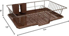 Sweet Home Collection Space-Saving 3-Piece Dish Drainer Rack Set: Efficient - Image 2