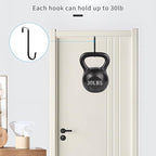 FYY Over The Door Hooks, 6 Pack Upgraded Long Door Hangers Hooks - Image 4