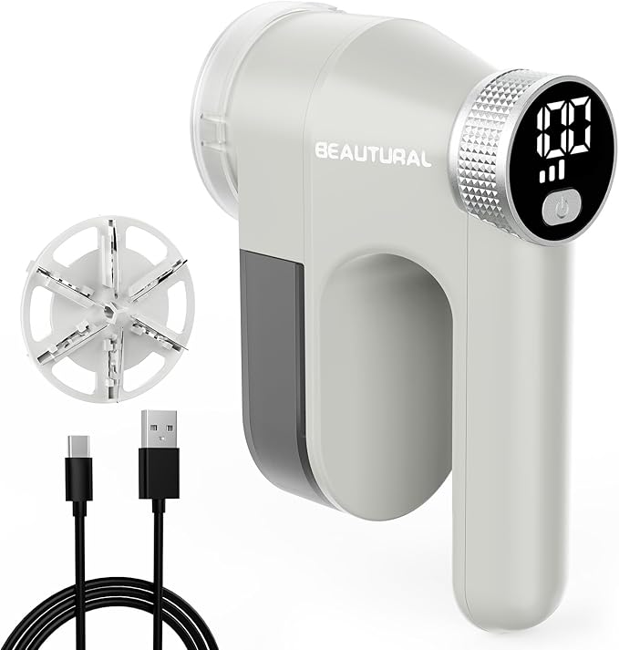 BEAUTURAL Fabric Shaver, Rechargeable Lint Remover, Electric Portable Sweater by BEAUTURAL