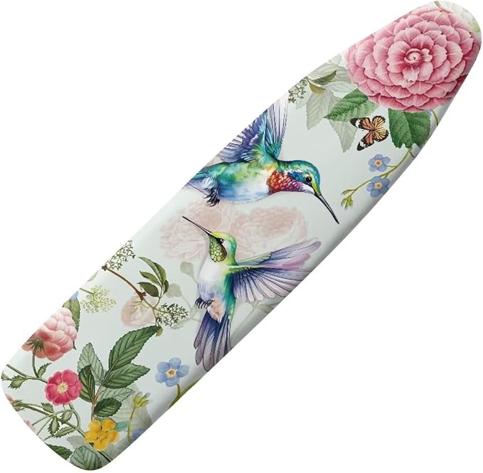 Hummingbird Floral Ironing Board Pad Ironing Board Cover 15" x 54" Scorch by Hinthetall
