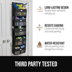 GORILLA GRIP Over The Door Organizer Storage, 5 Deep Hanging Shelves, Holds - Image 5