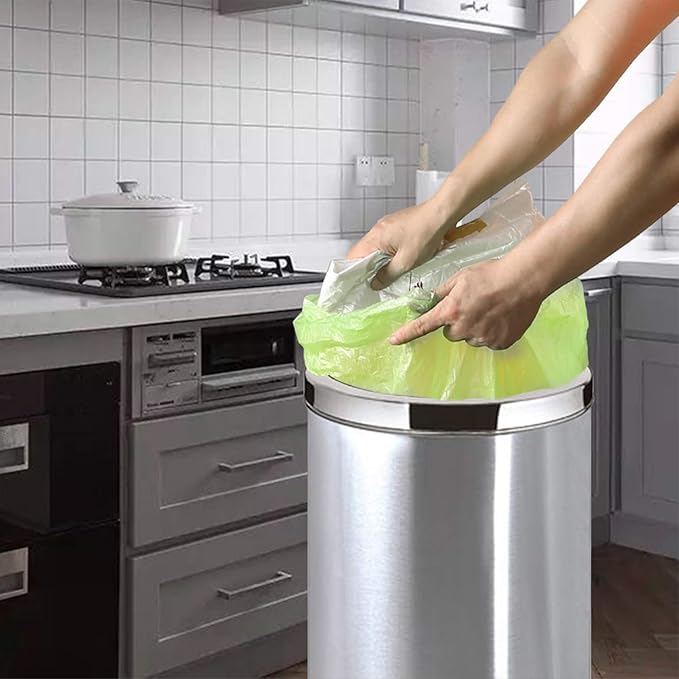 13-15 Gallon Trash Bags Plant Based Garbage Bags Recycling Unscented Tall - Image 7