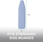 HOME GENIE Ironing Board Cover, Extra Thick Padding, Scorch Resistant Silicone - Image 8