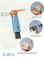 Baby Bottle Brush Set 4 in 1, Baby Bottle Cleaner, - Image 7