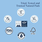 100% Organic Panty Liners for Women, Ultra Thin Cotton Cover, Regular - Image 7