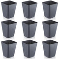 Hoolerry 9 Pieces Garbage Can 2 Gallon Small Trash Cans Bulk Bathroom Trash Bin by Hoolerry