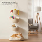 Over the Door Organizer, 3-Tier Hanging Storage Basket - Image 6