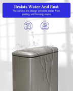 Bathroom Trash Can with Lid, 16.7L/ 4.4 Gallon Trash Can with Removable Inner - Image 9