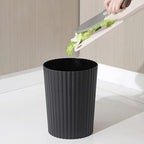JiatuA Small Trash Can Plastic Wastebasket Round Garbage Container Bin - Image 6