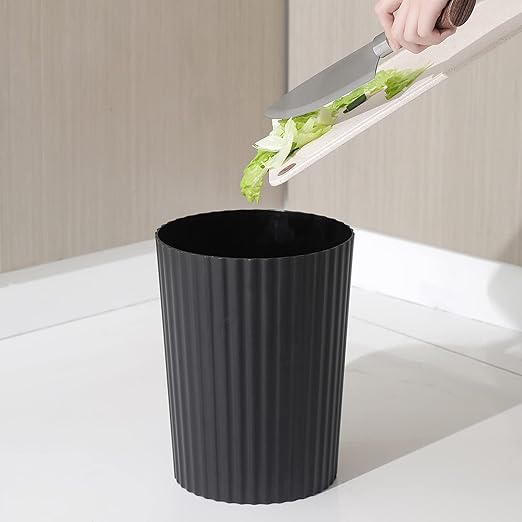 JiatuA Small Trash Can Plastic Wastebasket Round Garbage Container Bin - Image 5