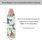 Hummingbird Floral Ironing Board Pad Ironing Board Cover 15" x 54" Scorch - Image 6