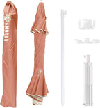AMMSUN Shade Umbrella, Premium Portable Umbrella with Stand, 6.5ft Lightweight Free Standing Canopy for Sporting Games, Adjustable Instant Sun Protection and Easy to Carry, Peach Pink - Image 6