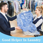 BEISHIDA 25PCS 72 Inch Plastic Garment Bag-Plastic Clear Dry Cleaner Laundry - Image 6