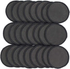 Chloven 25 Pack Charcoal Bamboo Reusable Makeup Remover Pads - Image 6