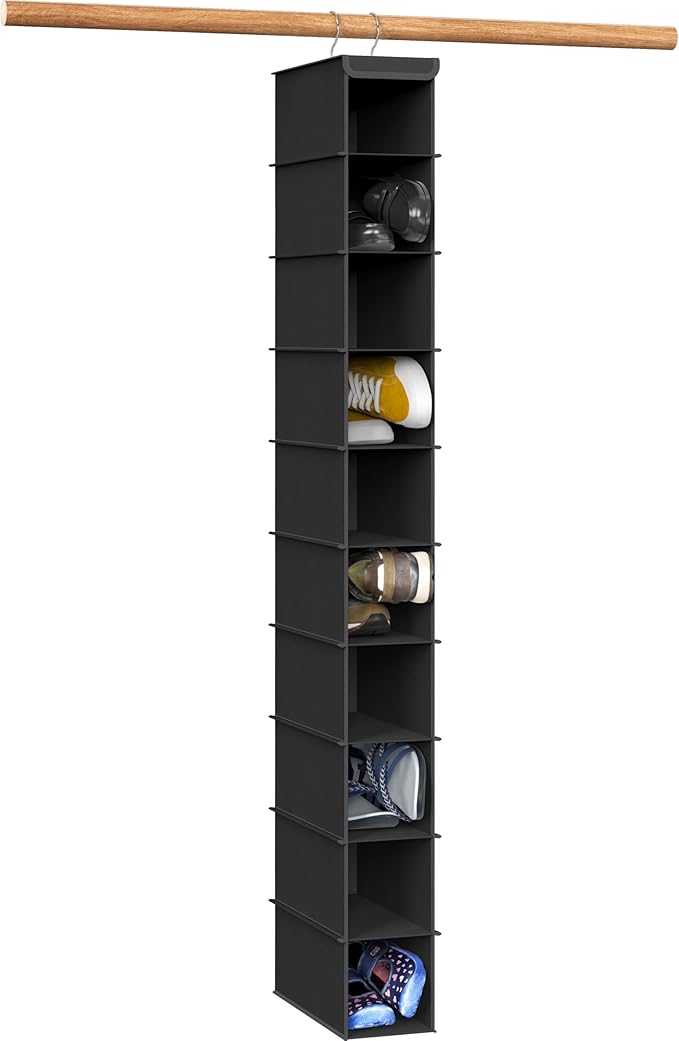 Simple Houseware 10 Shelves Closet Hanging Shoe Organizer by SimpleHouseware