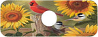 Sunflowers and songbirds Kitchen sink faucet pad, strong water absorption - Image 9
