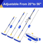 ITTAHO 12" Wide Floor Scrub and Grout Brush Set - Image 7