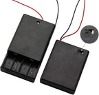 6 Pieces 4 Slots x 1.5V AAA Battery Case Holder Battery Spring Clip Storage Box - Image 3