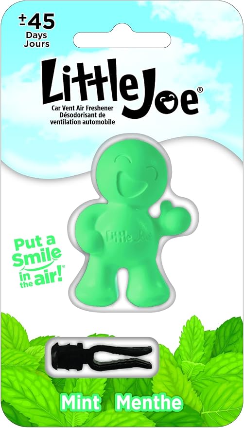 Little Joe 96406 Fresh Mint Scent Car Air Freshener Vent Clip, Fights Odors by StonerCarCare