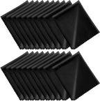 Microfiber Cleaning Cloths 20 Pack in Individual Vinyl Pouch, CKANDAY Glasses by CKANDAY
