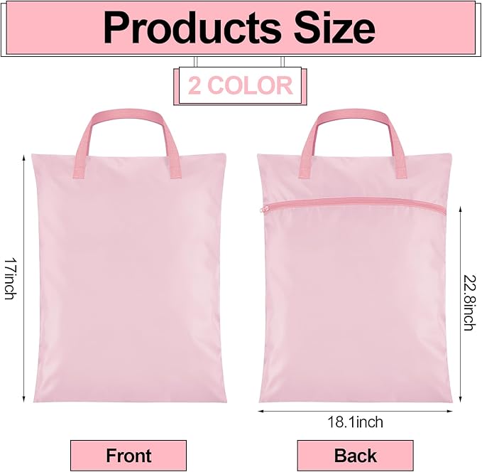 2 Pcs Travel Laundry Bags Waterproof - Image 3
