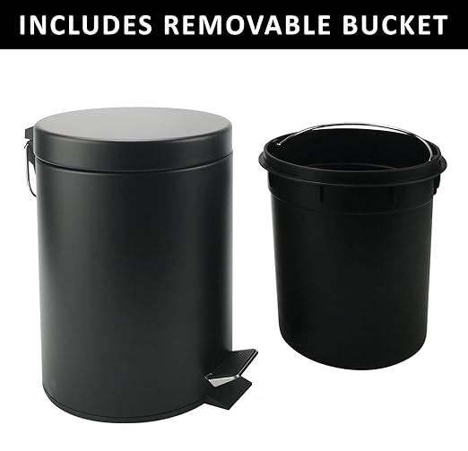 Stainless Steel Small Trash Can - Image 3