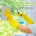 HOMEXCEL Grey Microfiber Glass Cleaning Cloths-6PK, Stainless Steel, Premium - Image 2