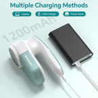 BEAUTURAL Fabric Shaver and Lint Remover, Rechargeable Sweater Defuzzer - Image 4