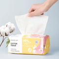 Disposable Face Towel 100 Cont, 7.9"X7.9"Clean Face Towelettes by POMPOMLIFE