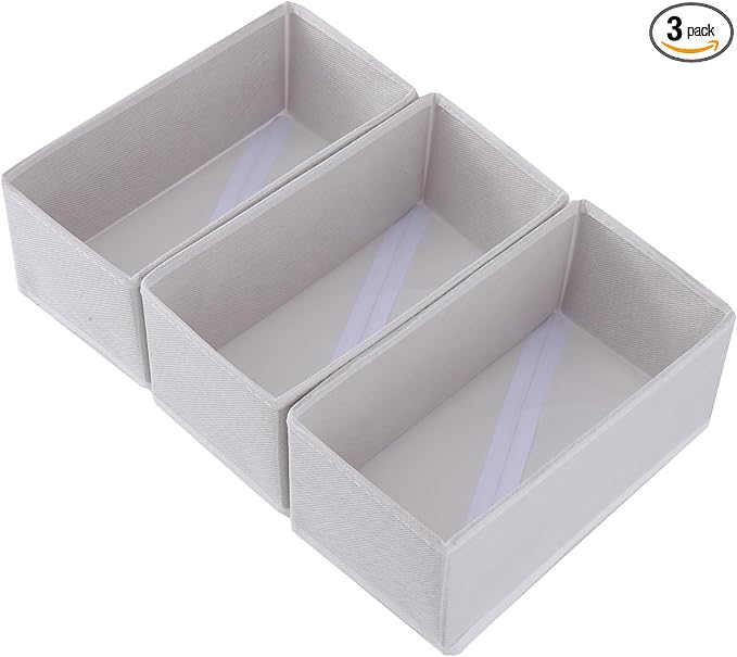 Sock Drawer Organizer 3 Pack by Bructhun