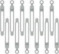 12Pcs Grey Silicone Cable Ties, Silicone Cable Straps, Rubber Cable Ties by anpiwshjo