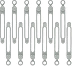 12Pcs Grey Silicone Cable Ties, Silicone Cable Straps, Rubber Cable Ties by anpiwshjo