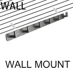 Coat Rack, Heavy Duty Stainless Steel 6 Tri Coat Hook Hanger, Wall Mounted - Image 6