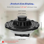 Universal Bathtub Drain Stopper Shower Drain Hair Catcher, Tub Stopper - Image 7