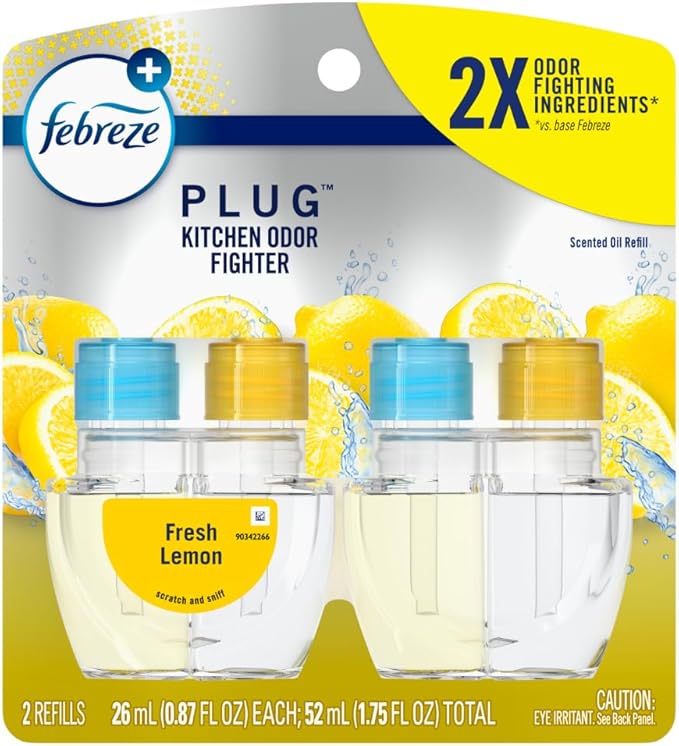 Febreze Plug In Air Freshener, Odor-Fighting Scented Oil Refill, Kitchen Odor - Image 10