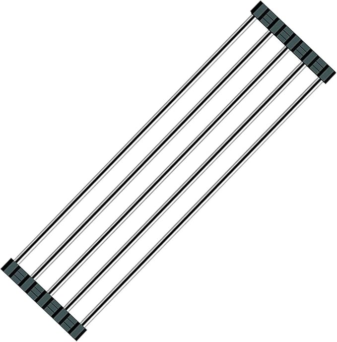 Ahyuan Roll up Dish Drying Rack Over The Sink Kitchen Roll up Sink Drying Rack by Ahyuan