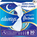 Always Infinity Feminine Pads for Women, Flexfoam Pads by Always