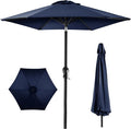 Best Choice Products 10ft Outdoor Table Compatible Steel Polyester Market Patio Umbrella w/Crank and Easy Push Button Tilt by BestChoiceProducts