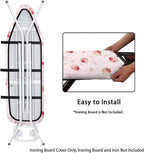 Bowknot Rose Flower Ironing Board Cover Elastic Edge - Image 4