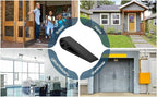 4 Pcs Heavy Duty Door Stopper for Bottom of Door, Aluminum & Rubber Door Stop - Image 7