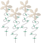 DrainWig Shower Drain Hair Catcher – Disposable White Flower – No-Touch Hair by DrainWig