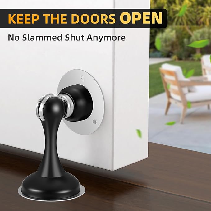 4 Pack Magnetic Door Stop No Drilling Door Stop - Image 5