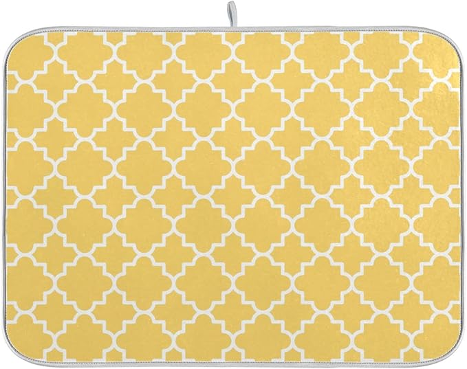 Super Absorbent Dish Drying Mat, Microfiber Fast-Drying Dish Mat, Kitchen Dish by senya