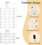 TomCare 4 Pack Space Saving Hangers，2Pack Tank Top Hanger and 2Pack Leggings - Image 3