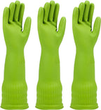 Rubber dishwashing gloves 3 or 6 Pairs by IUCGE