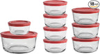 Anchor Hocking 18 Piece Glass Storage Containers by AnchorHocking