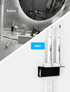 OAPRIRE Electric Toothbrush Holder Wall Mounted, Acrylic Electric Toothbrush - Image 6