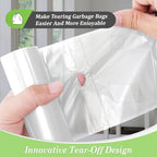 1.2 Gallon 330 Counts Small Trash Bags Garbage Bags by Teivio, Bathroom Trash - Image 4