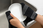 Serafina Home Black Kitchen Hand Dish Towels: Oversized 18" x 28", 100% Cotton - Image 8